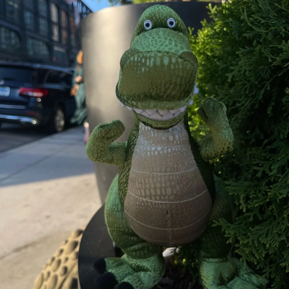 Talking Trex Toy Story Green Dinosaur Plush Toy - Picture 7 of 9